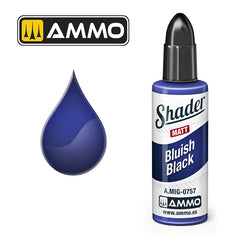 PREORDER Ammo by MIG - Matt Shader - Bluish Black 10ml