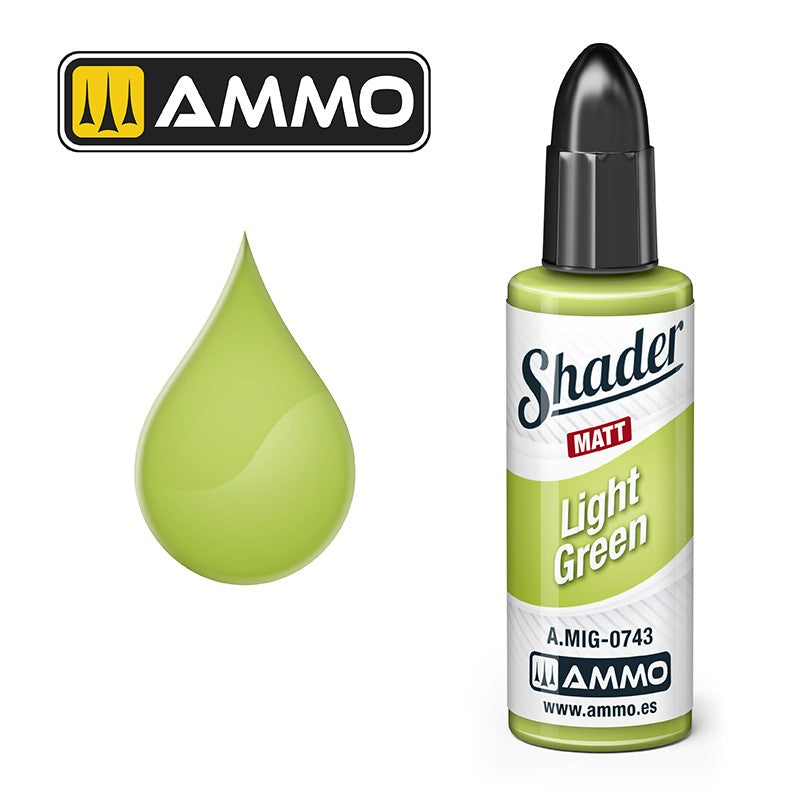 PREORDER Ammo by MIG - Matt Shader - Light Green 10ml