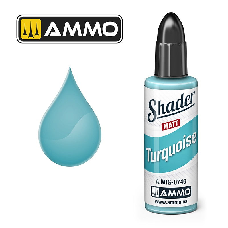 PREORDER Ammo by MIG - Matt Shader - Turquoise 10ml
