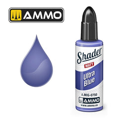 PREORDER Ammo by MIG - Matt Shader - Ultra Blue 10ml