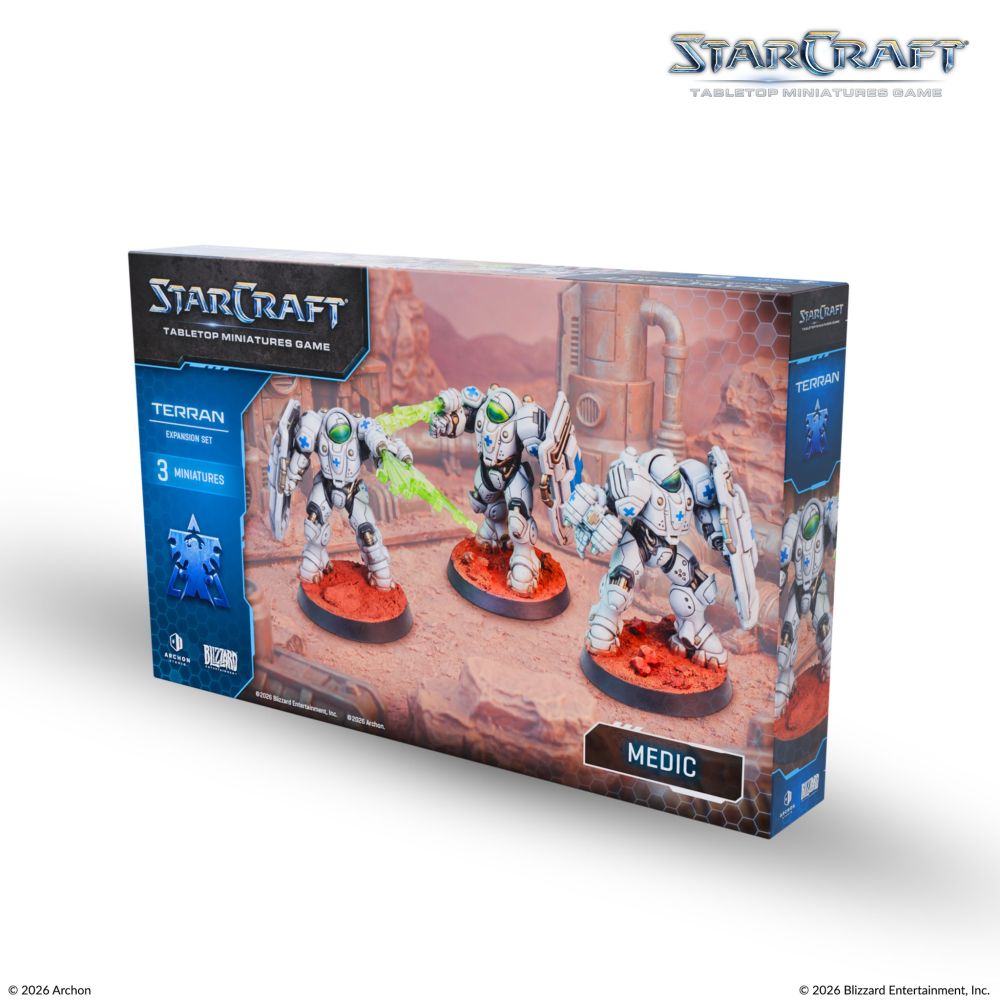 PREORDER Starcraft Miniatures Games: Terran - Medic - Expansion Set