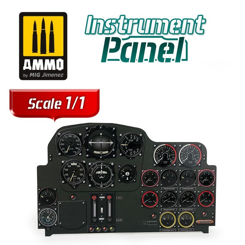 PREORDER Ammo by MIG - Instrument Panel - Messerschmitt Me 262 A1 ��������� Instrument Panel 1/1