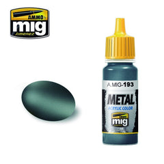 PREORDER Ammo by MIG - Acrylic Color - Metallic - Bluish Titanium 17ml