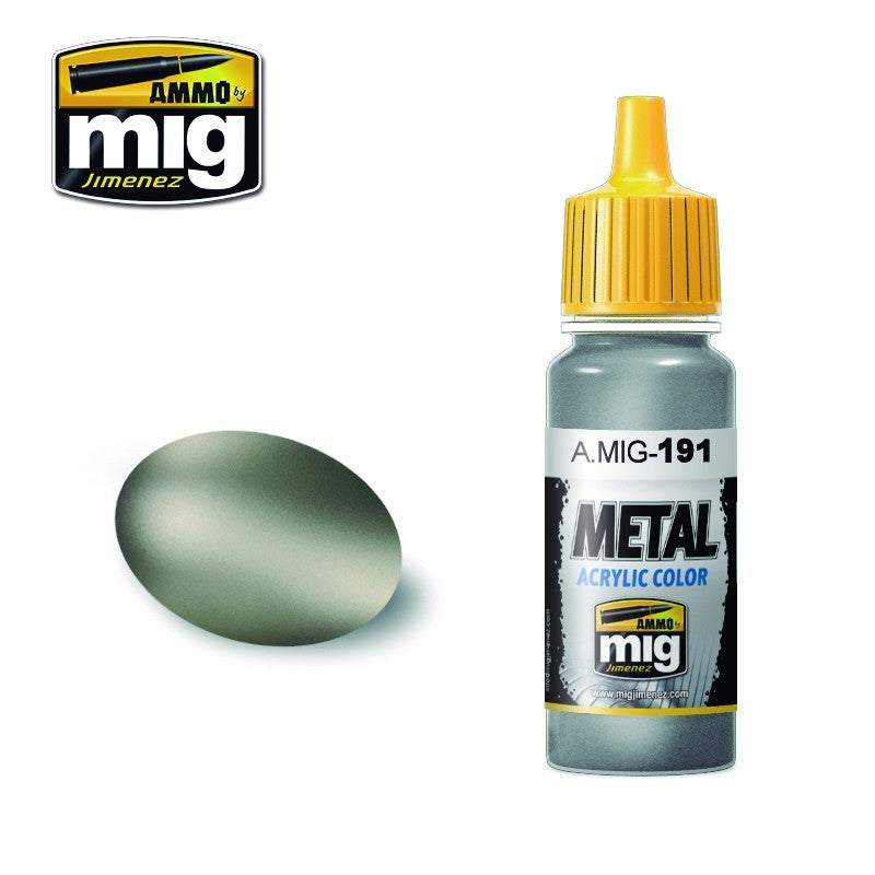 PREORDER Ammo by MIG - Acrylic Color - Metallic - Steel 17ml