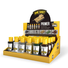 PREORDER Ammo by MIG - One Shot Primer Full Range Stand Display (Stand with Stock)