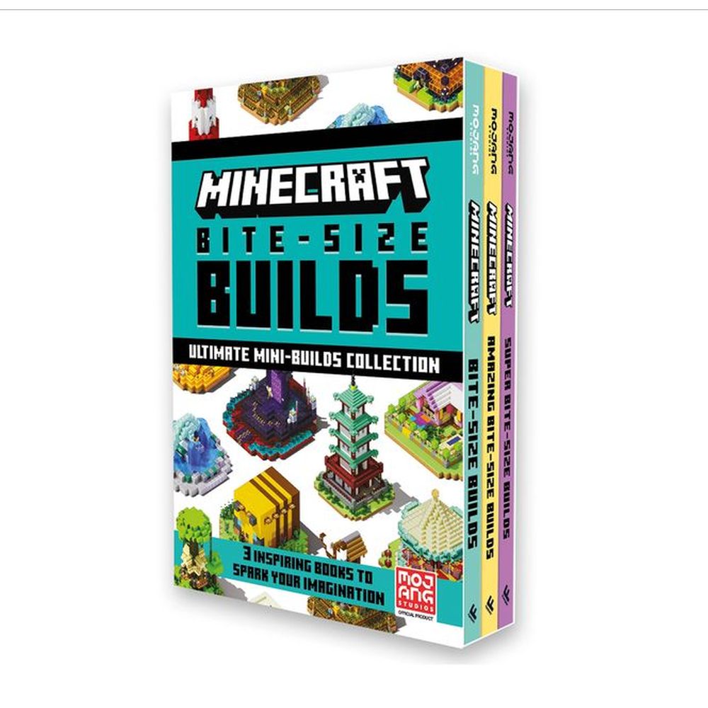 PREORDER Minecraft Bite Size Builds Slipcase X 3