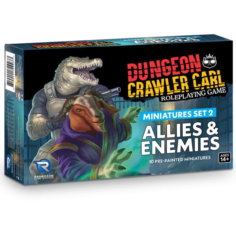 PREORDER Dungeon Crawler Carl RPG - Allies & Enemies Minis Set 2