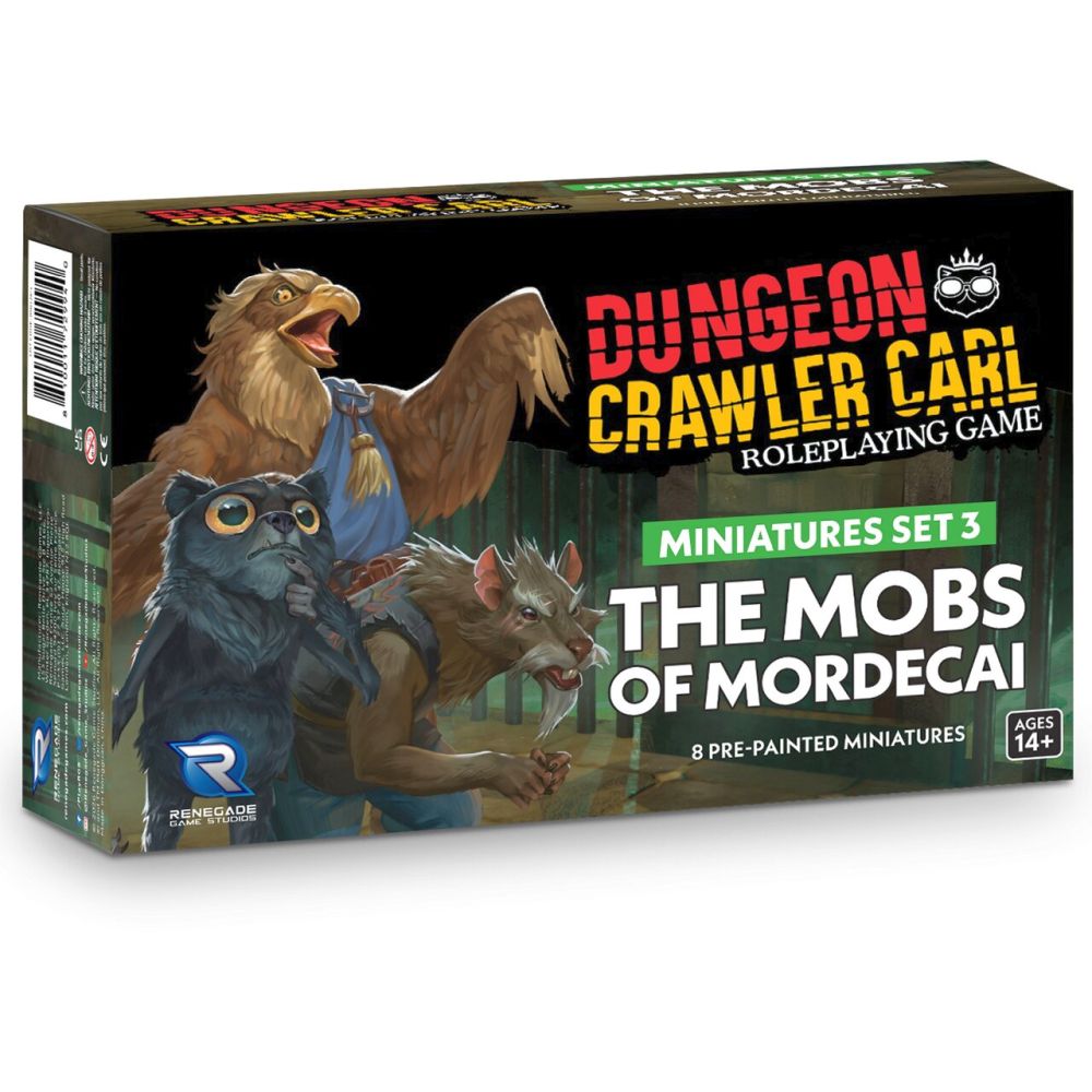 PREORDER Dungeon Crawler Carl RPG - Mobs of Mordecai Minis Set 3