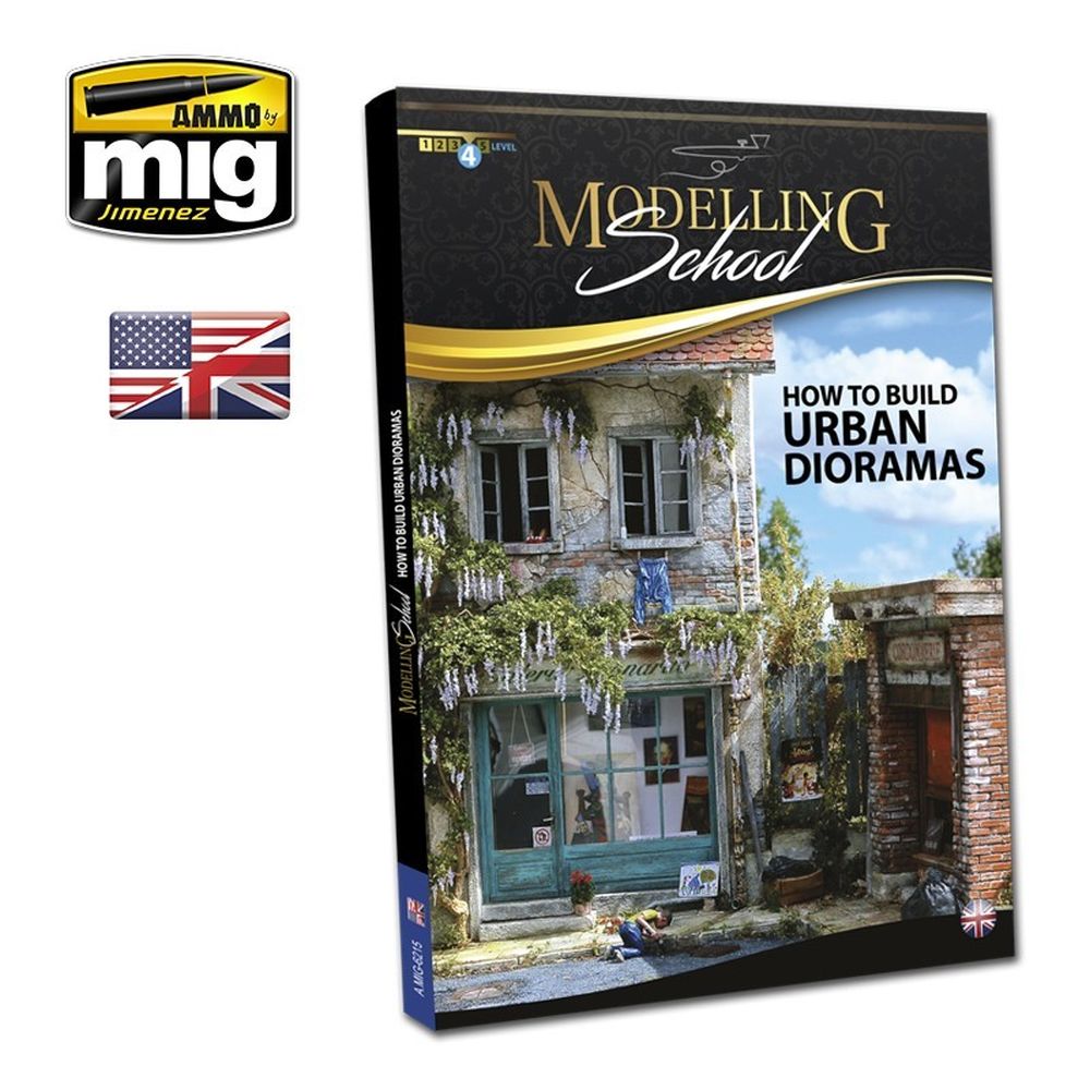 PREORDER Ammo by MIG - Book - Modelling School  Urban Dioramas