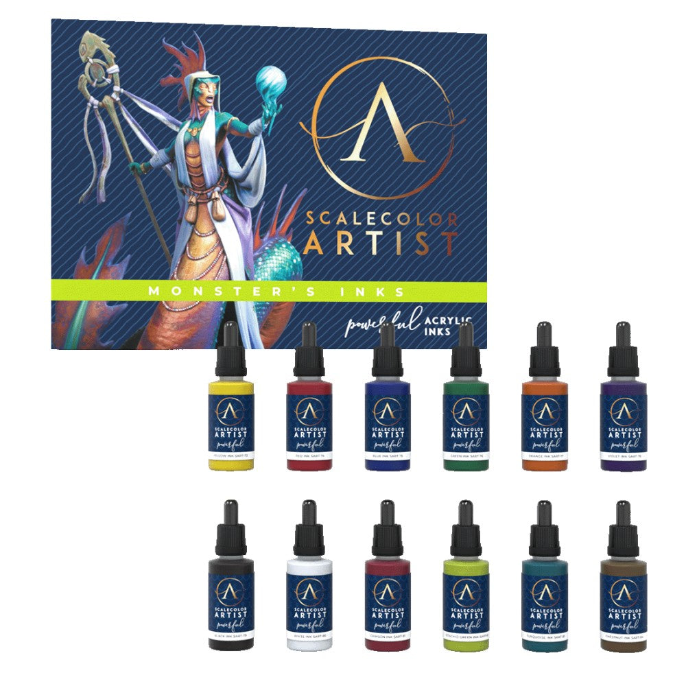 Scale 75 - Scalecolor Artist - Monsters Ink Paint Set