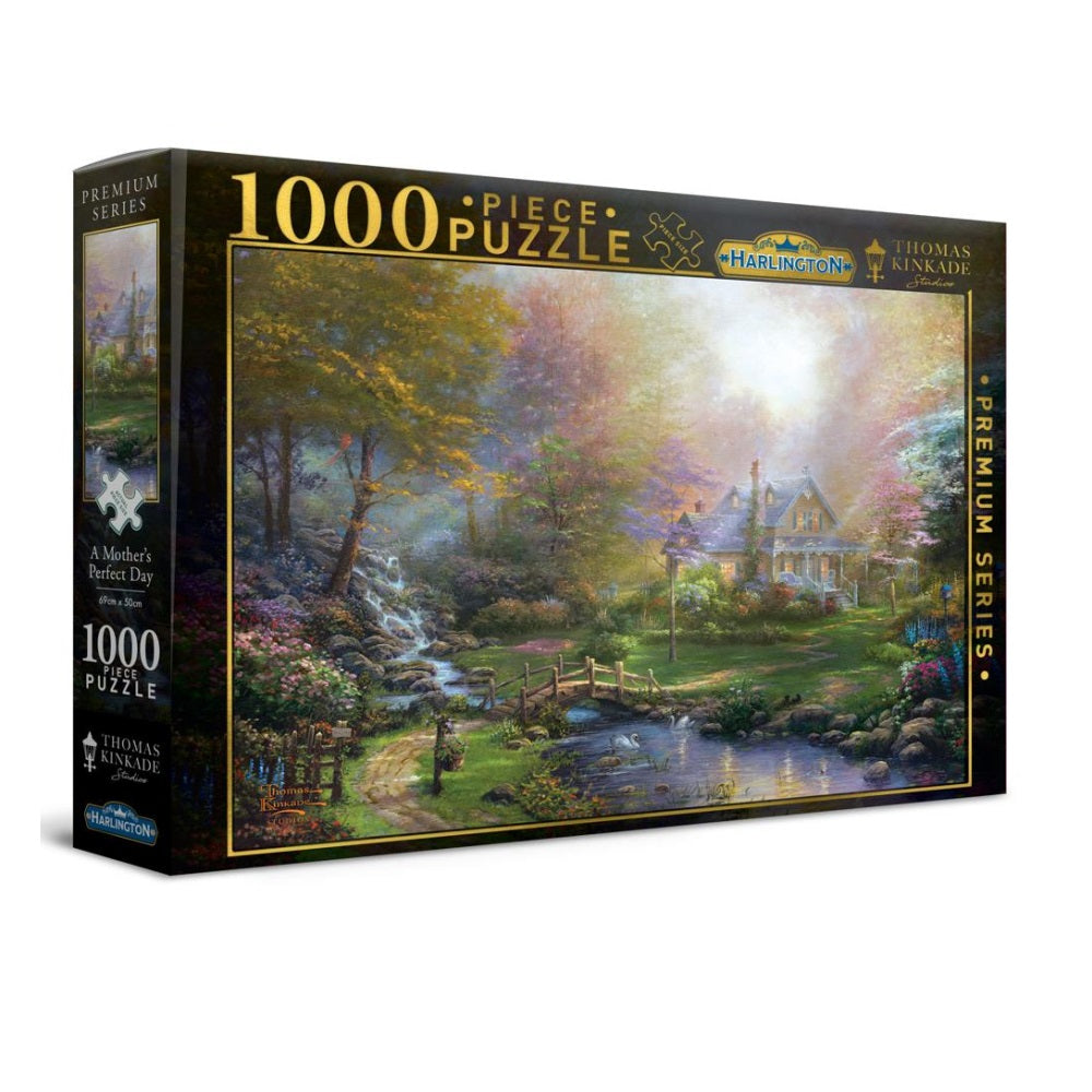 Harlington Thomas Kinkade Puzzles - A Mothers Perfect Day 1000pc