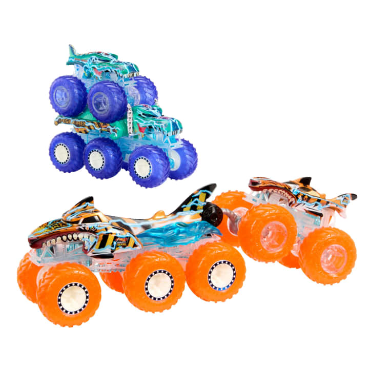 PREORDER Hot Wheels - Monster Trucks - Power Smashers Truck + Big Rig Multipack