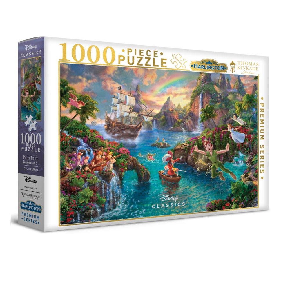 Harlington Thomas Kinkade Puzzles - Peter Pans Neverland 1000pc