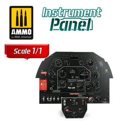 PREORDER Ammo by MIG - Instrument Panel - North American P-51D Mustang  Instrument Panel 1/1 Scale