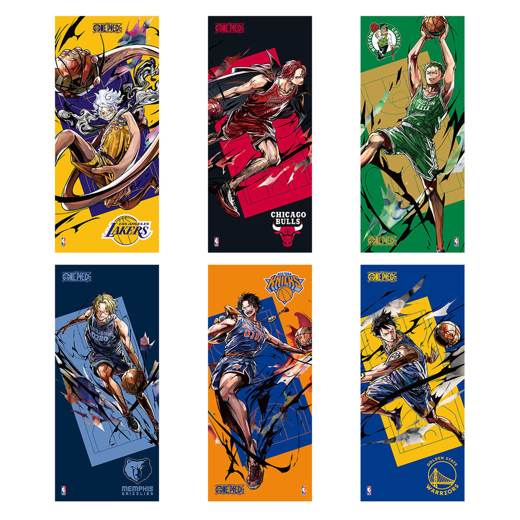 One Piece × NBA Sports Towel (6 Designs)