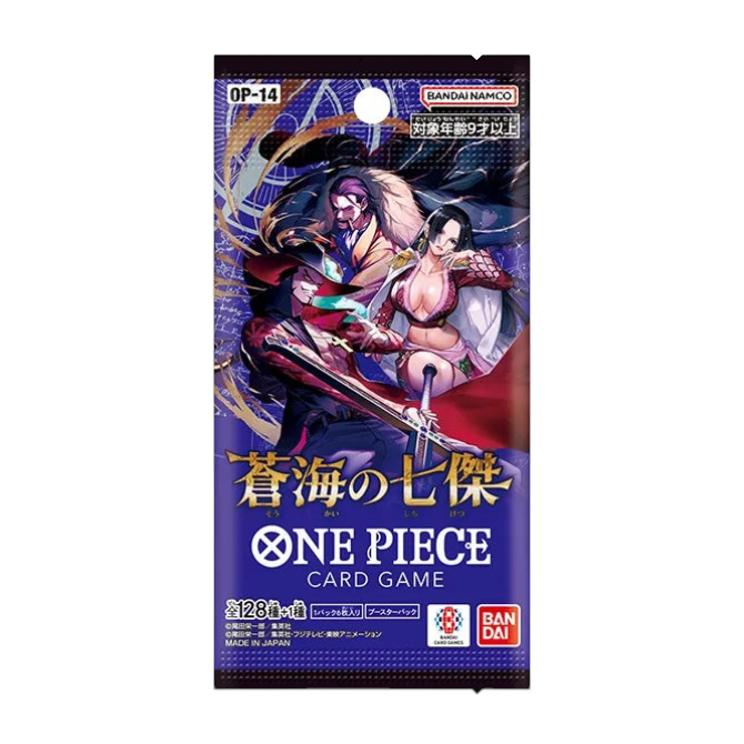 One Piece TCG The Azure Seas Seven OP-14 Japanese Booster Pack