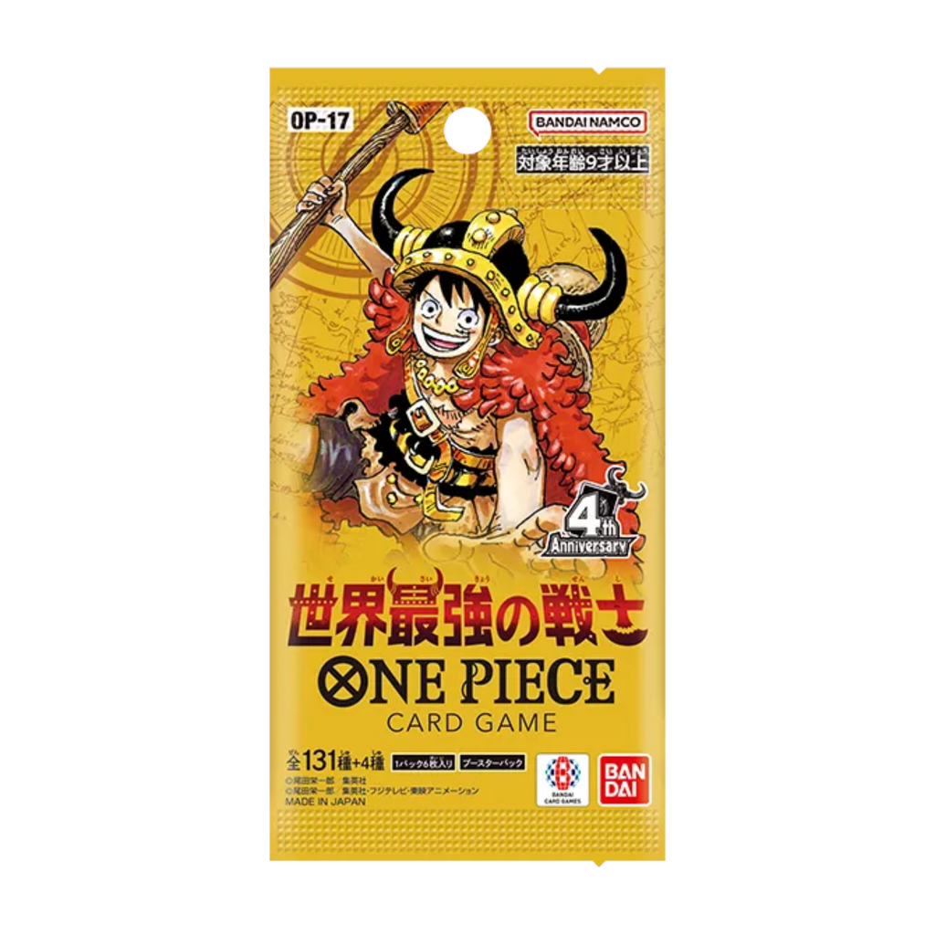 One Piece TCG Worlds Strongest Warrior OP-17 Japanese Booster Pack