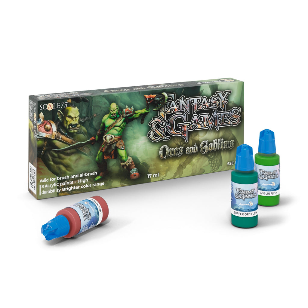 Scale 75 - Fantasy Colours - Orcs And Goblins  Paint Set