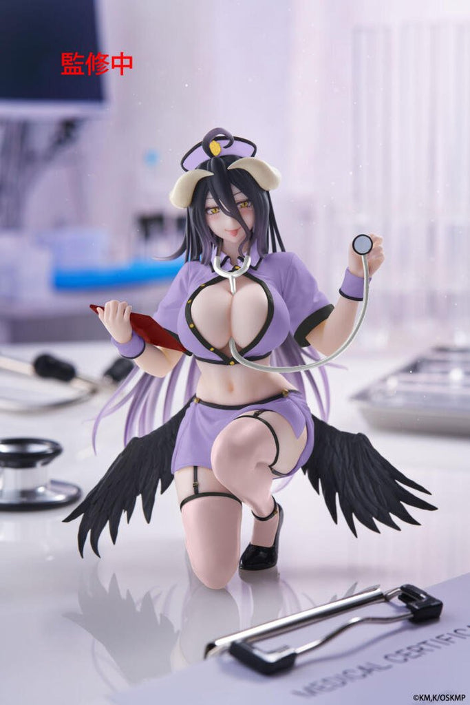 PREORDER Overlord Desktop Cute Figure Albedo (Nurse Version) (re-run)