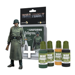 PREORDER Scale 75 Figures - Warfront - Pack Rottenfuhrer + Feldgrau Paint Set 50mm