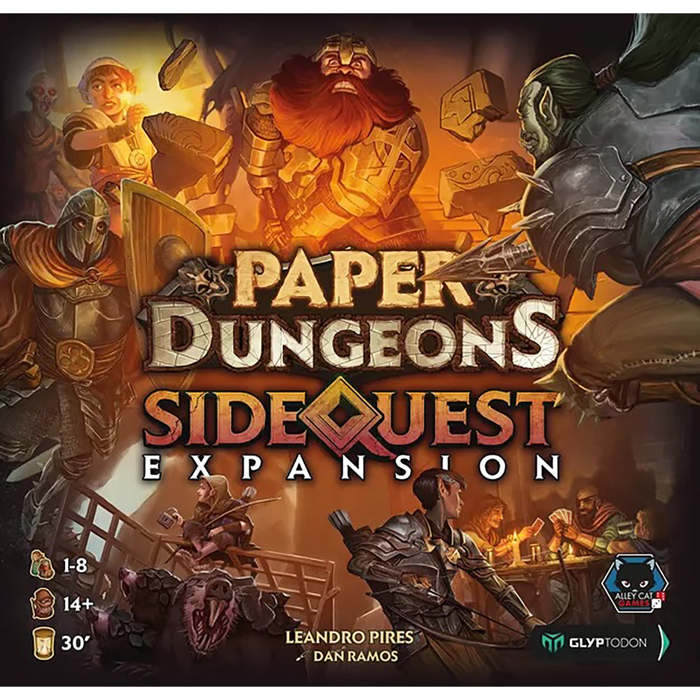 PREORDER Paper Dungeons Side Quest Board Game