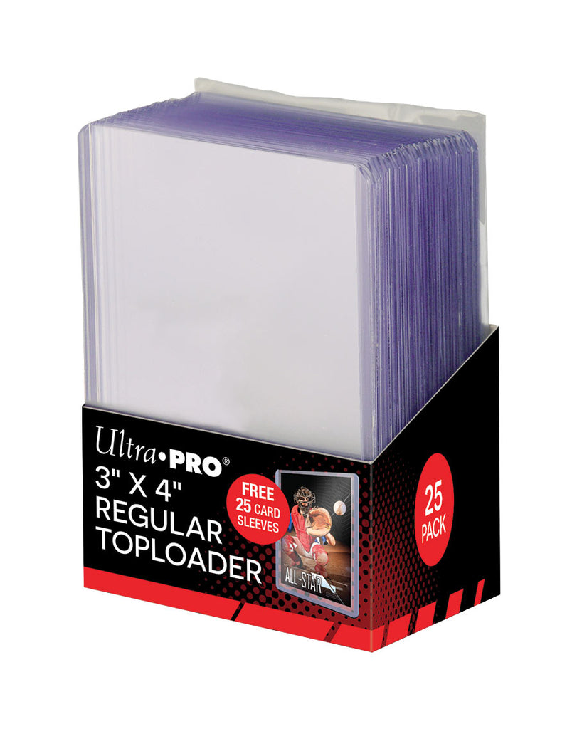 Ultra Pro: 3 X 4 Clear Toploader with Card Sleeves 25ct