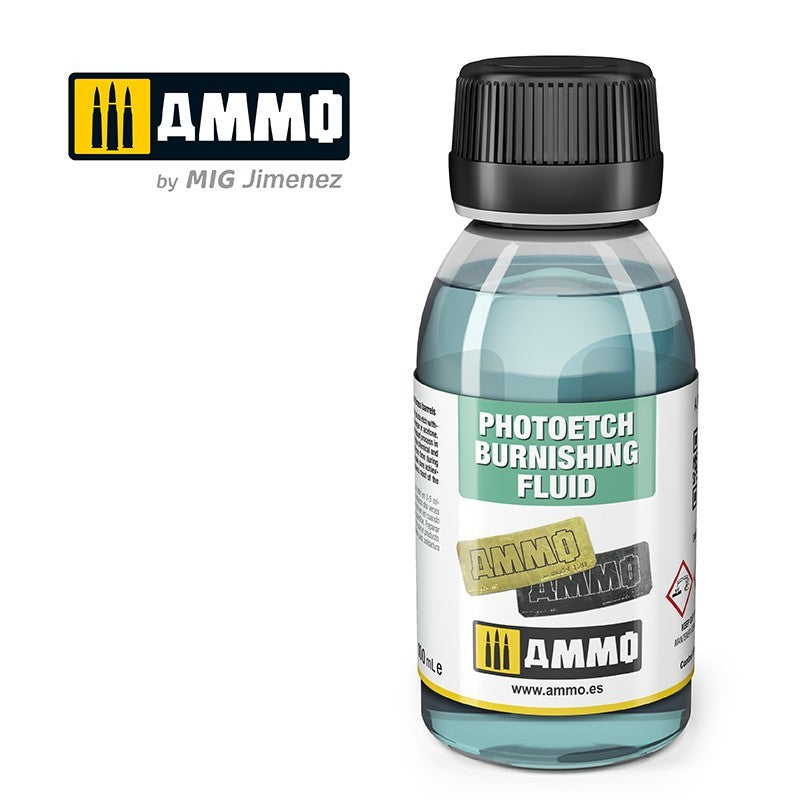 PREORDER Ammo by MIG - Accessories - Photoetch Burnishing Fluid 100ml