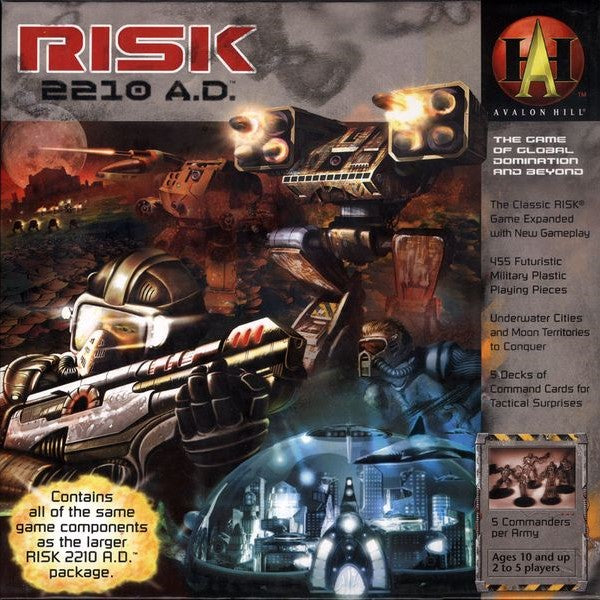 Risk 2210 AD Board Game