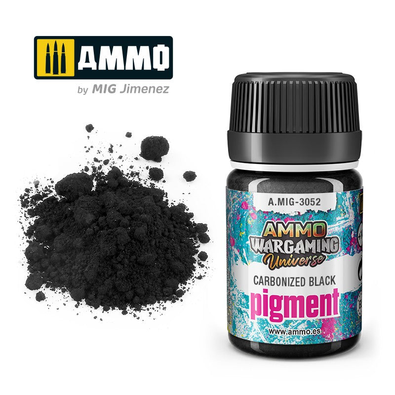 PREORDER Ammo by MIG - Pigments - Carbonized Black 35ml