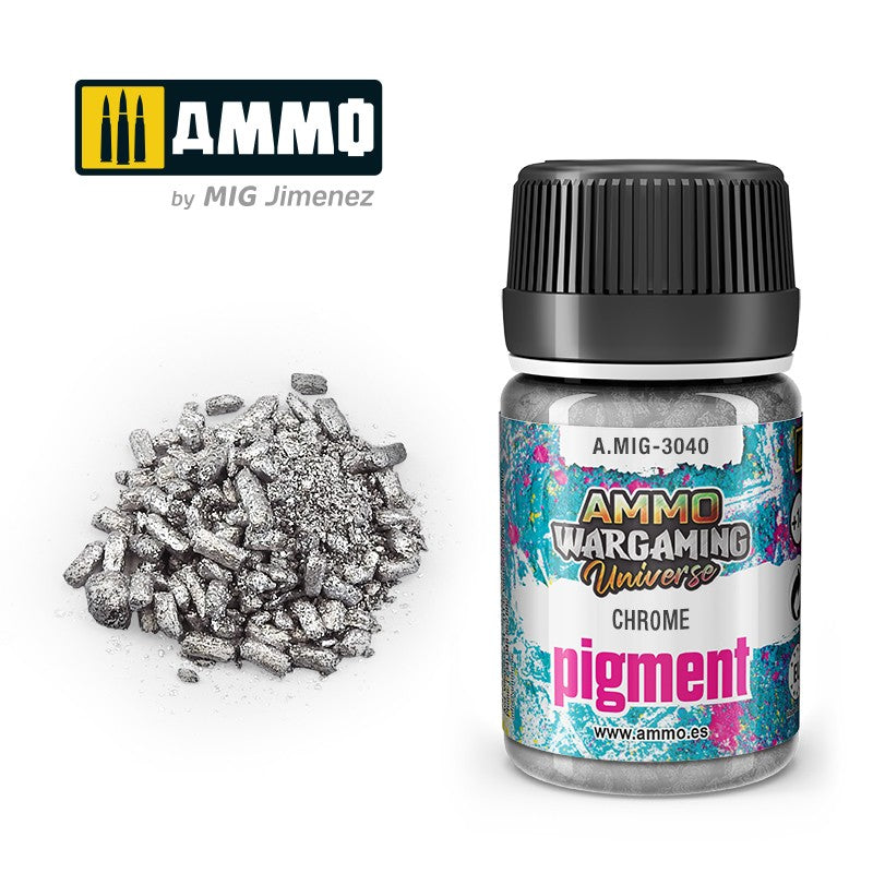 PREORDER Ammo by MIG - Pigments - Chrome 35ml