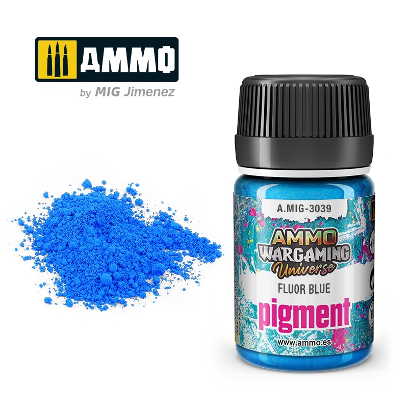 PREORDER Ammo by MIG - Pigments - Fluor Blue 35ml