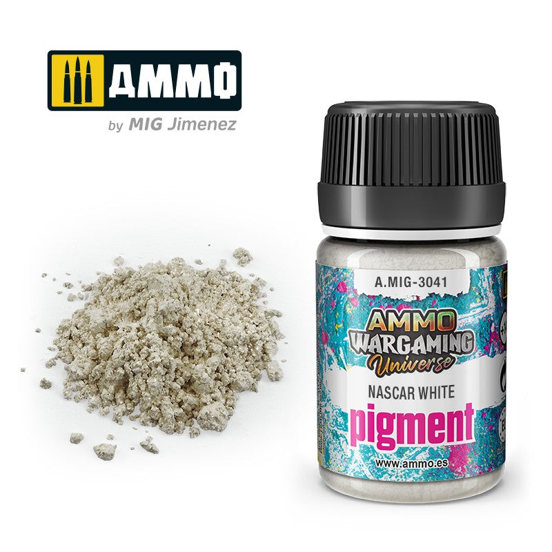 PREORDER Ammo by MIG - Pigments - Nascar White 35ml