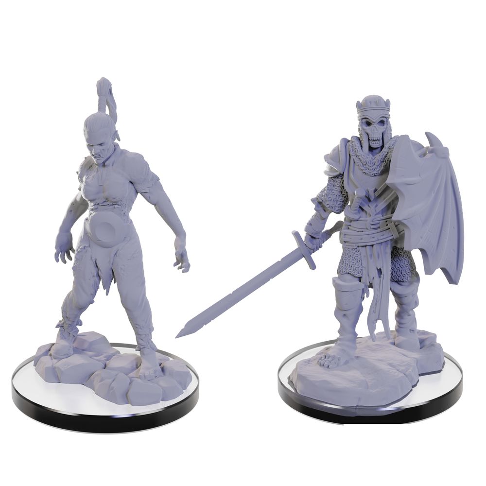 PREORDER Pathfinder Deep Cuts Miniatures: Plague Zombie & Skeletal Champion