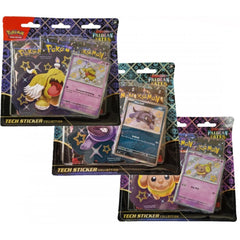 Pokemon TCG Scarlet & Violet Paldean Fates Tech Sticker Blister (All 3)