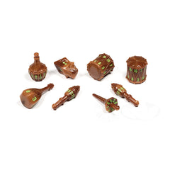 PolyHero Dice - Bard 8 Dice Set Woodland Verse