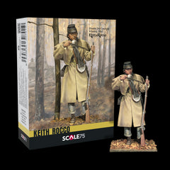 PREORDER Scale 75 Figures - Keith Rocco - Private 3Rd Georgia Infantry; 1862 75mm