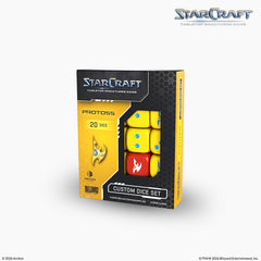 PREORDER Starcraft Miniatures Games: Protoss - Custom Dice Set - Faction Dice