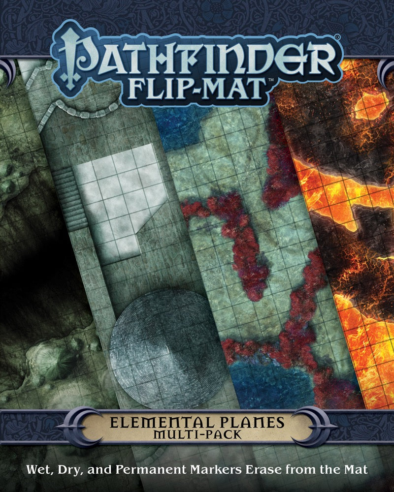 Pathfinder Accessories: Flip Mat Elemental Planes Multi Pack