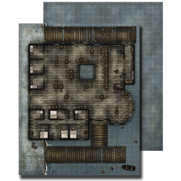 Pathfinder Accessories: Flip Mat Waterfront Tavern