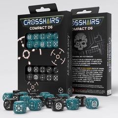 Q Workshop - Crosshairs Compact - Stormy & Black D6 Set