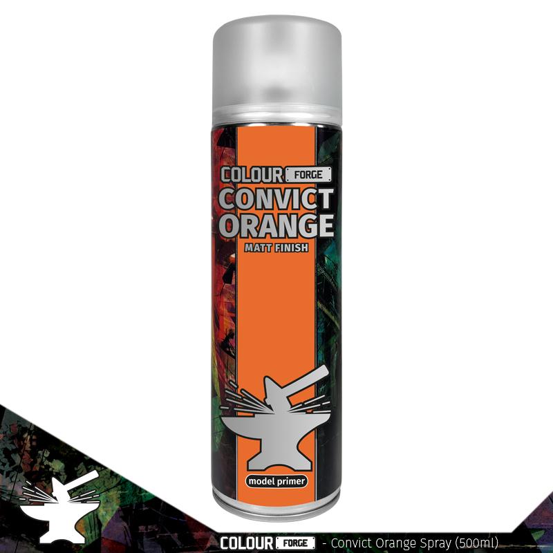 PREORDER Colour Forge - Aerosol Spray Primer - Convict Orange 500ml