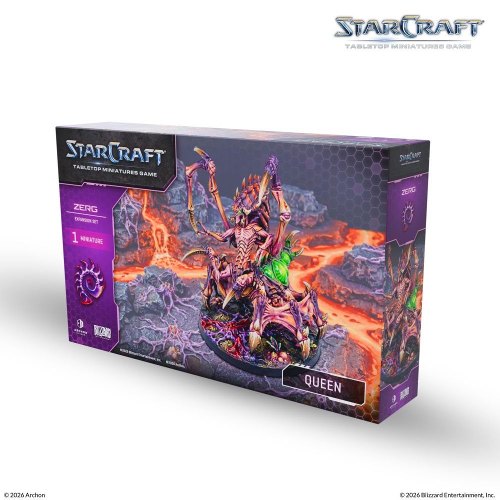 PREORDER Starcraft Miniatures Games: Zerg - Queen - Expansion Set