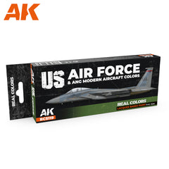 PREORDER AK Interactive - Real Colours -Us Air Force & Ang Modern Aircraft Colors Set