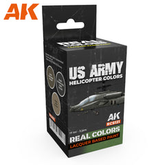 PREORDER AK Interactive - Real Colours -Us Army Helicopter Colors Set