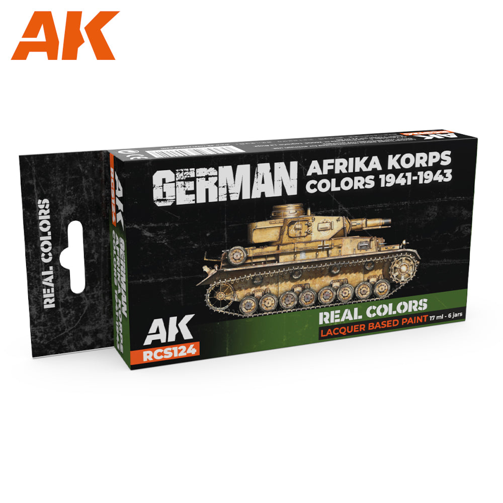 PREORDER AK Interactive - Real Colours -German Afrika Korps Colors 1941-1943 Set