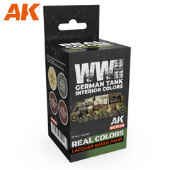 PREORDER AK Interactive - Real Colours -Wwii German Tank Interior Colors Set