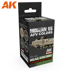 PREORDER AK Interactive - Real Colours -Us Army Modern Afv Colors Set