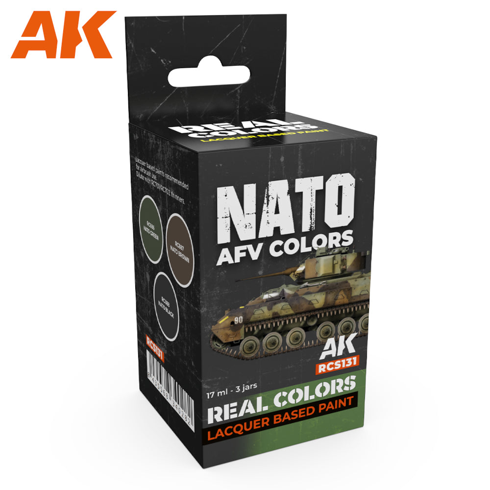 PREORDER AK Interactive - Real Colours -Nato Afv Colors Set