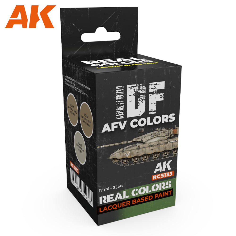 PREORDER AK Interactive - Real Colours -Idf Afv Colors Set