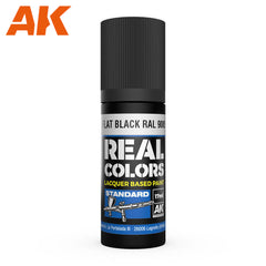 PREORDER AK Interactive - Real Colours -Flat Black Ral 9005 17 ml